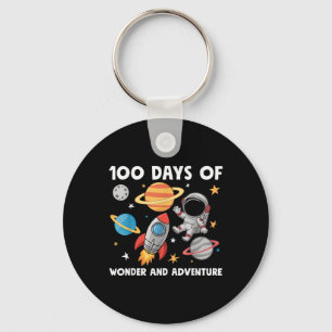 Chaveiro 100 Dias De Meninos Espaciais Astronautas Da Escol