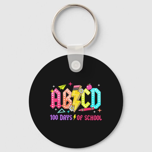 Chaveiro 100 Dias De Professores Da Escola De Bicd Estudant (Frente)