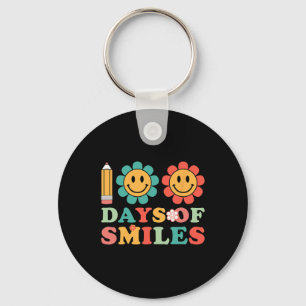 Chaveiro 100 Dias De Sorriso Retro Professor De Groovy 100º