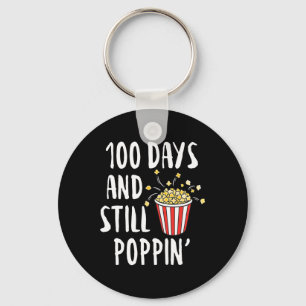 Chaveiro 100 Dias E Ainda Poppin Popcorn Kids 100º Dia o
