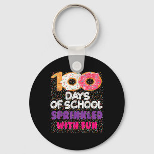Chaveiro 100 Dias Empurrados Com Rosquinhas Divertidas Feli