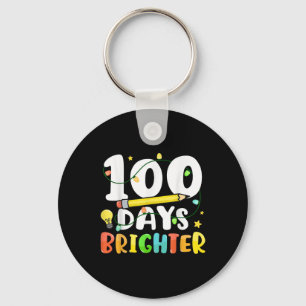 Chaveiro 100 Dias Mais Brighter Feliz 100º Dia da Escola