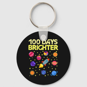 Chaveiro 100 Dias Mais Brilhante 100º Dia Da Escola Estrela