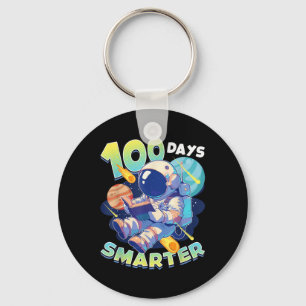 Chaveiro 100 Dias Mais Inteligente Espaço Astronauta 100º D