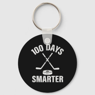 Chaveiro 100 Dias Mais Inteligente Estudante De Hóquei Esco