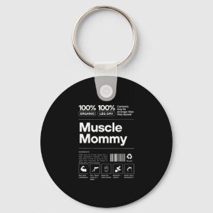 Chaveiro 100% Mãe Musculosa - Design de Academia de Fisicul