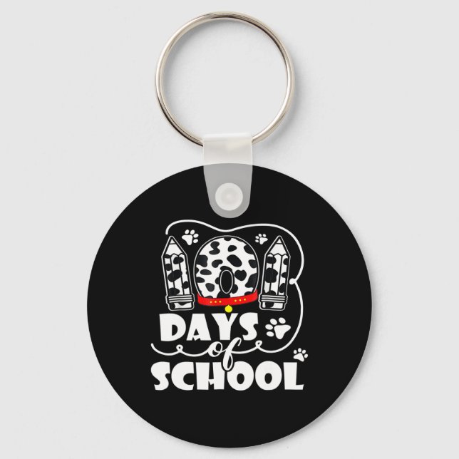 Chaveiro 101 Dias de Cachorro Escolar 100 Dias Mais Intelig (Frente)