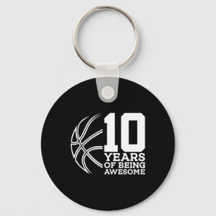 Chaveiro 10 Anos De Ser Incrível Bysketbyll 10º Aniversário