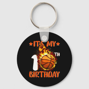 Chaveiro 10 anos É o meu 10º Aniversário de Basquete