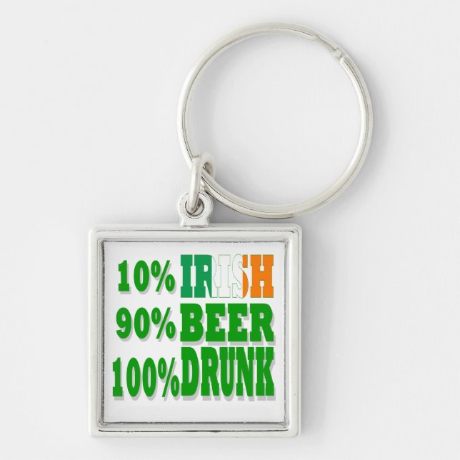 Chaveiro 10% irlandês (Frente)
