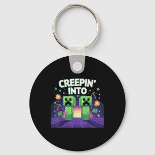 Chaveiro 11 Birthday Gamer Pixel Creepin" Em 11 Vídeo G