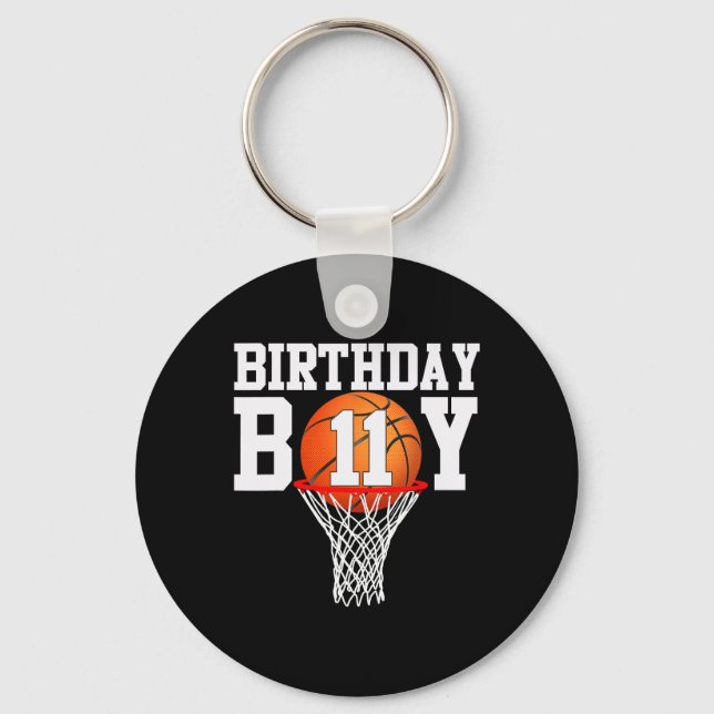 Chaveiro 11 Birthday Sport Bysketbyll 11 Anos (Frente)