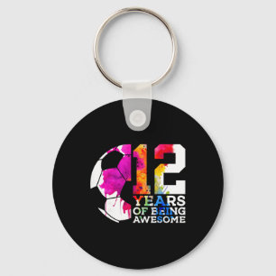 Chaveiro 12 Anos Sendo Incrível Futebol 12º Aniversário