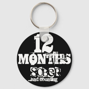 Chaveiro 12 meses de sobriedade