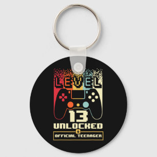 Chaveiro 13 Birthday Gift Boys Nível 13