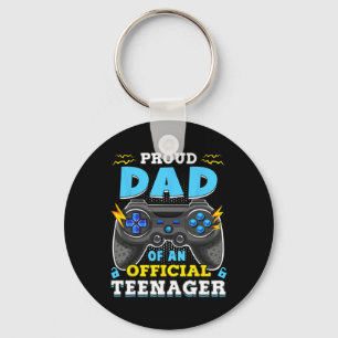 Chaveiro 13 Birthday, Pai Orgulhoso Oficial Adolescente Víd