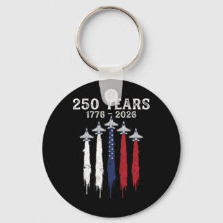 Chaveiro 1776-2026 250º Aniversário EUA 250 Anos de Anivers