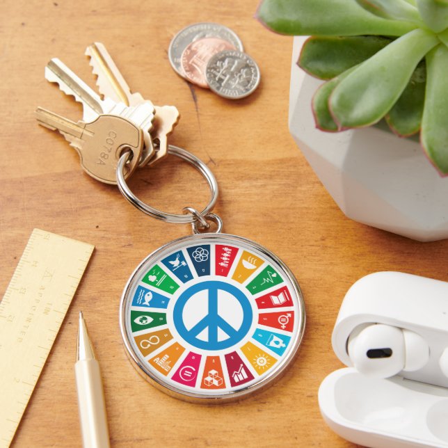 Chaveiro 17 Objetivos de Desenvolvimento Sustentável dos DG (Mesa)