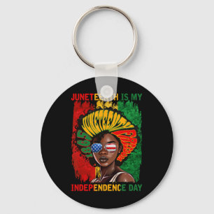 Chaveiro 1865 É Minha Bandeira Africana do Dia da Independê