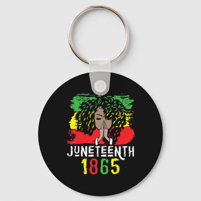 Chaveiro 18 de junho de 1865 Camisa Dia da Liberdade Mulher (Frente)