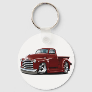 Chaveiro 1950-52 Chevy Maroon Truck