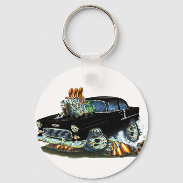 Chaveiro 1955 Chevy150-210 Carro Negro (Frente)