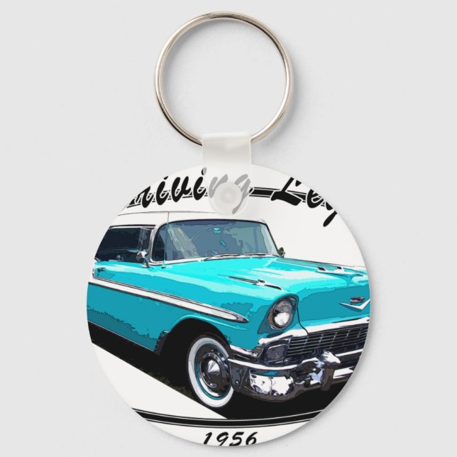 CHAVEIRO 1956 BEL AIR BLUE (Frente)