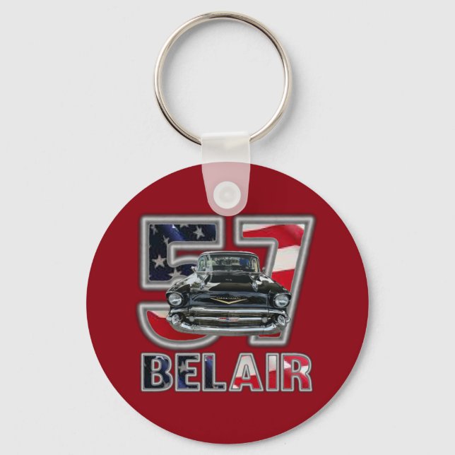 Chaveiro 1957 Chevy Belair Key Chain. (Frente)