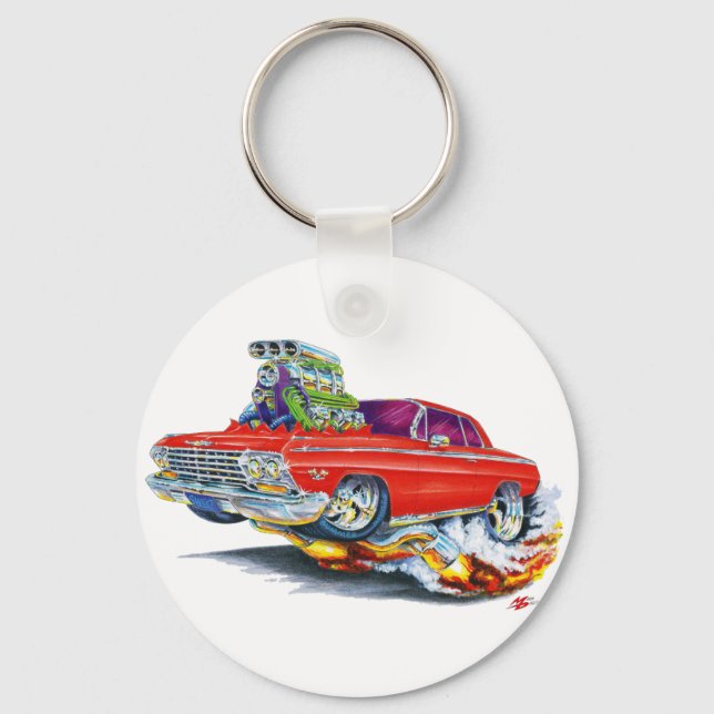 Chaveiro 1962-63 Carro Vermelho Impala (Frente)