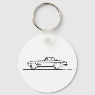 Chaveiro 1963 Corvette Stingray Hardtop