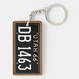 Chaveiro 1966 da matrícula do vintage de Utá