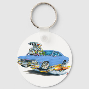 Chaveiro 1966 luz de Chevelle - carro azul