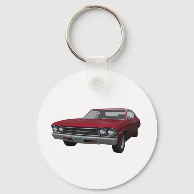 Chaveiro 1969 Chevelle SS: Candy Apple Finish (Frente)