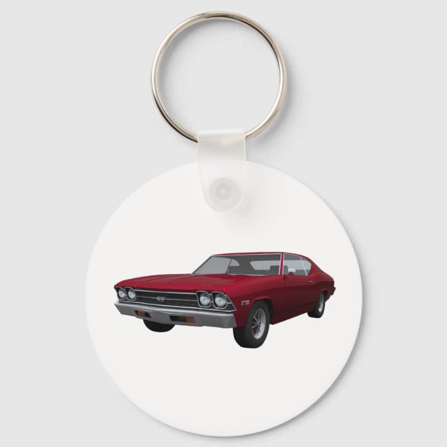 Chaveiro 1969 Chevelle SS: Candy Apple Finish (Frente)