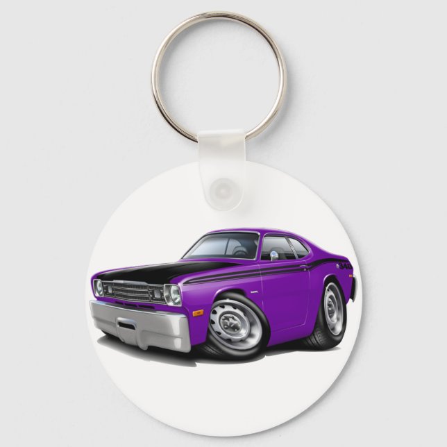 Chaveiro 1970-74 Duster 340 Carro Roxo (Frente)