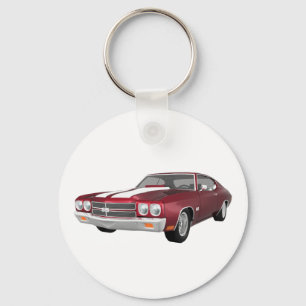 Chaveiro 1970 Chevelle SS: Candy Apple Finish: