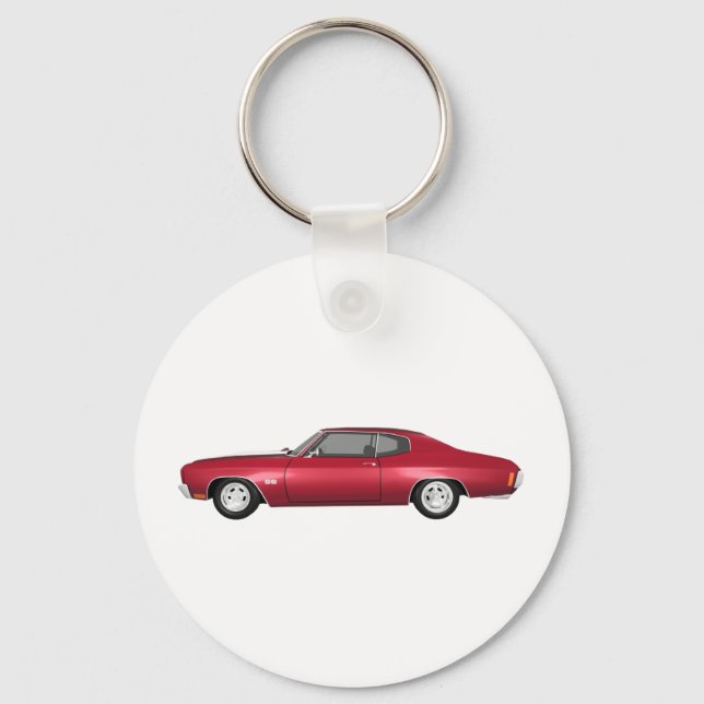 Chaveiro 1970 Chevelle SS: Candy Apple Finish: (Frente)