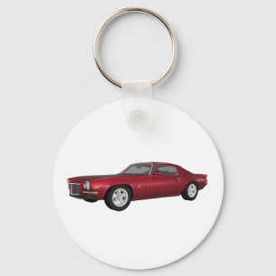 Chaveiro 1972 Camaro: Carro Muscular: Candy Apple Finish: