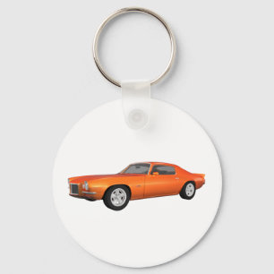 Chaveiro 1972 Camaro: Carro Muscular: Término Laranja: