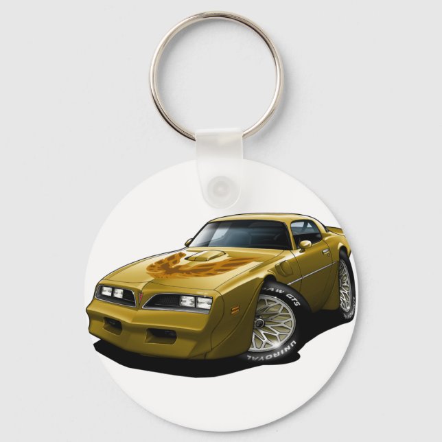 Chaveiro 1977-78 Trans Am Dourado (Frente)