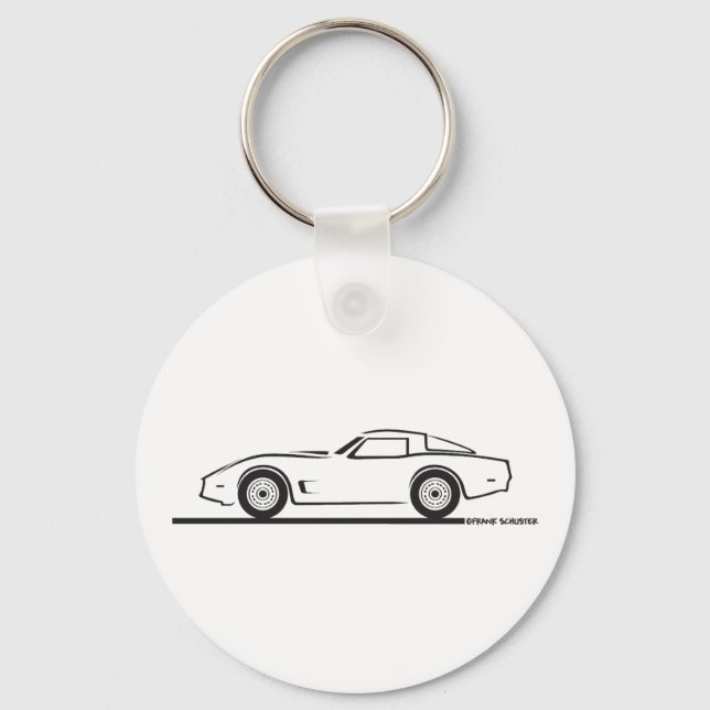 Chaveiro 1980-82 Chevrolet Corvette (Frente)