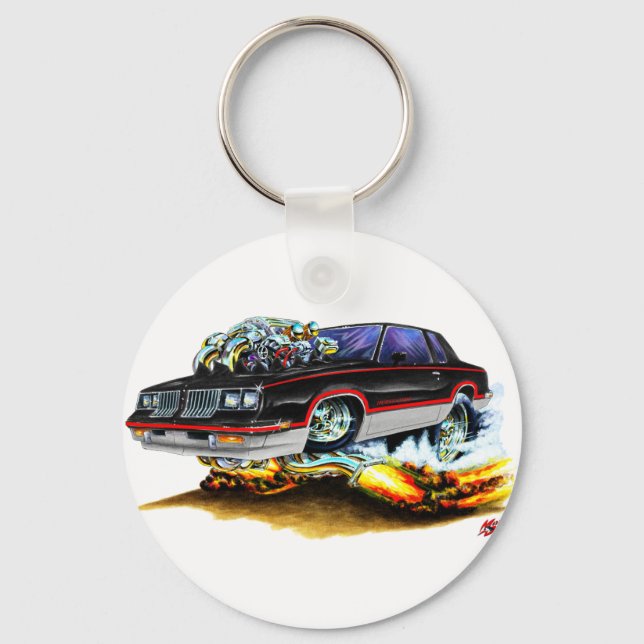 Chaveiro 1984-88 Velhos Mal Carro de Cinza Preta (Frente)