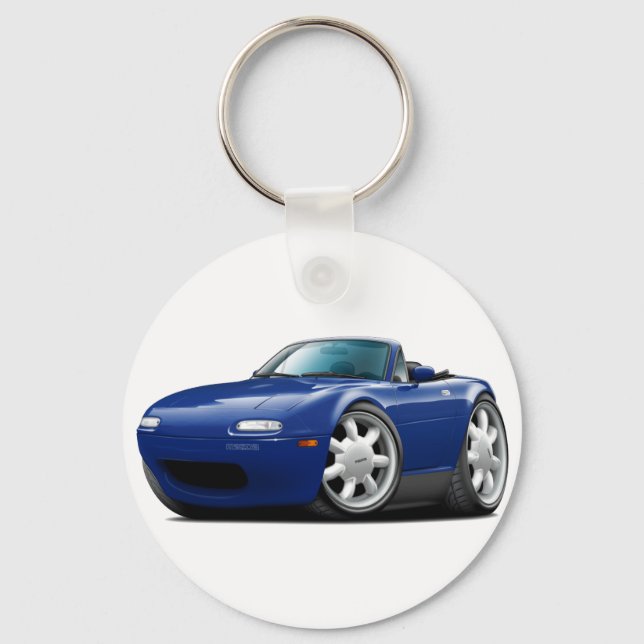 Chaveiro 1990-98 Carro Azul Miata Dk (Frente)
