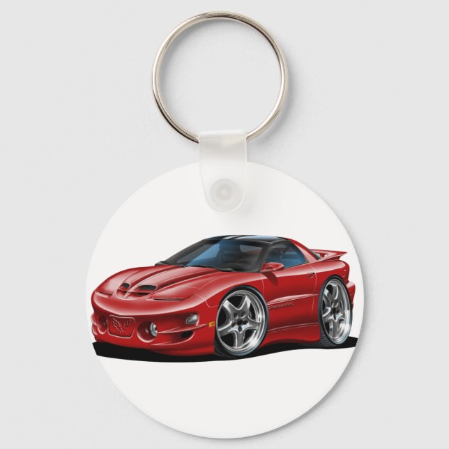 Chaveiro 1998-02 Trans Am Maroon Car (Frente)
