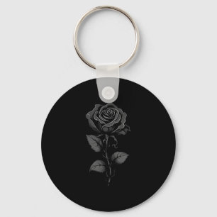 Chaveiro 199 Flores Gráfico Rosa Negra , Pequeno