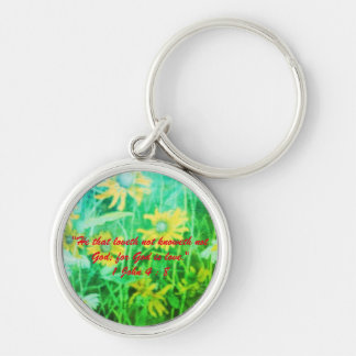 Chaveiro 1 John 4:8 "— para Deus é o amor." Chave de verdad