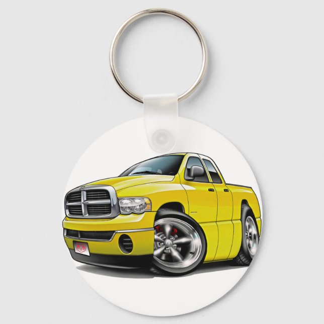 Chaveiro 2003-08 Ram Quad Yellow Truck (Frente)