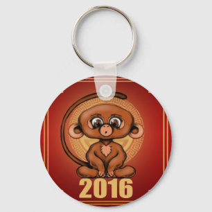 Chaveiro 2016 anos bonito do macaco