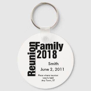 Chaveiro 2018 do souviner da reunião de família