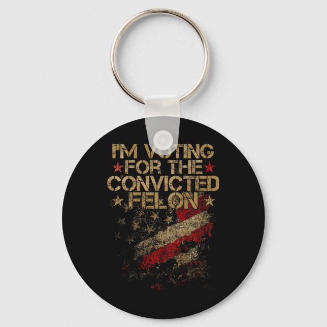Chaveiro 2024 - Estou votando em criminoso condenado 2024 n (Frente)